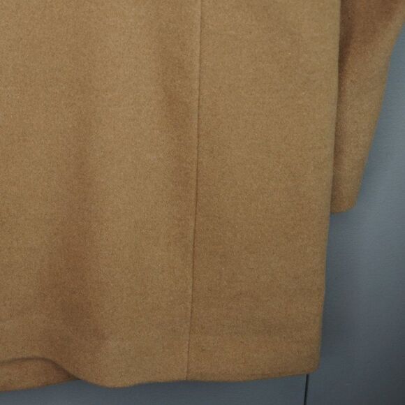 Calvin Klein Prosper Wool Blend X-Fit Slim Fit Overcoat Coat in Camel size 48Reg - Picture 14 of 16